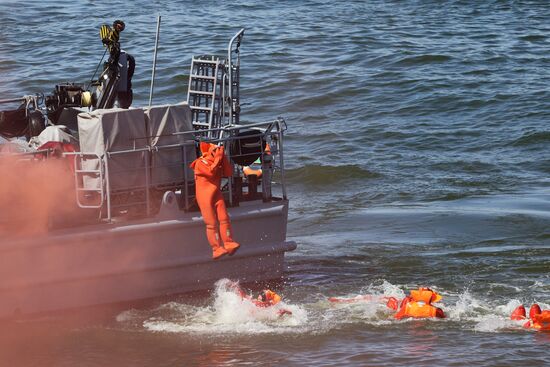 Генеральная репетиция парада ко Дню ВМФ в Балтийске