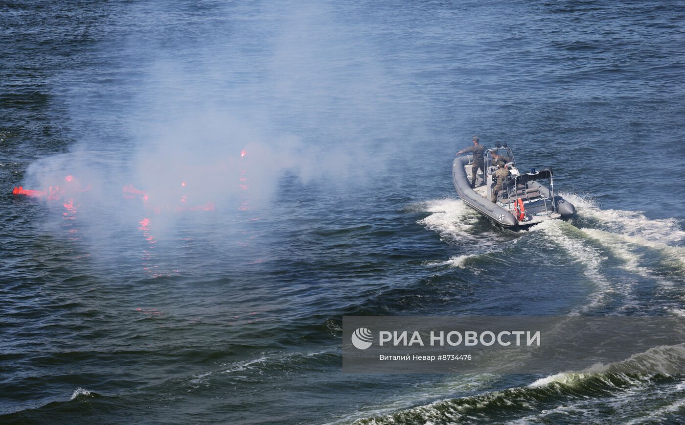 Генеральная репетиция парада ко Дню ВМФ в Балтийске