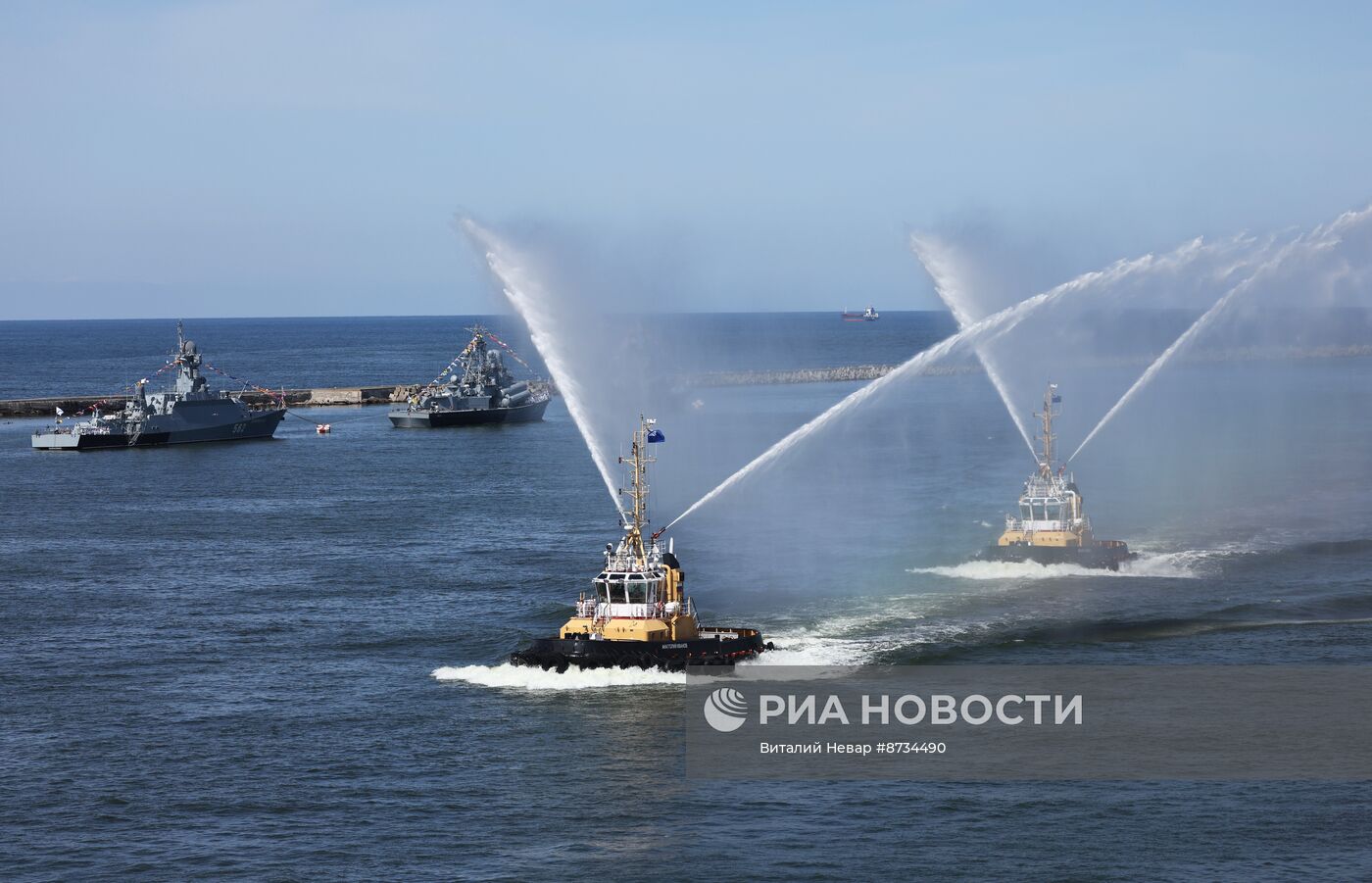 Генеральная репетиция парада ко Дню ВМФ в Балтийске