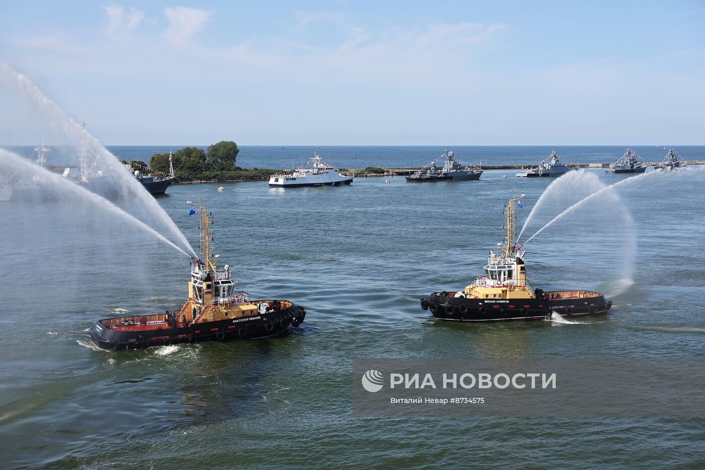 Генеральная репетиция парада ко Дню ВМФ в Балтийске