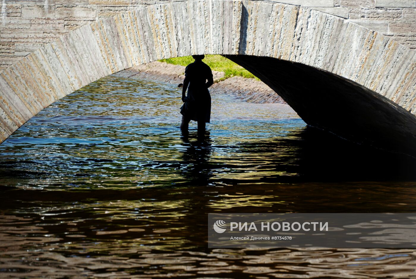 Жаркая погода в Санкт-Петербурге