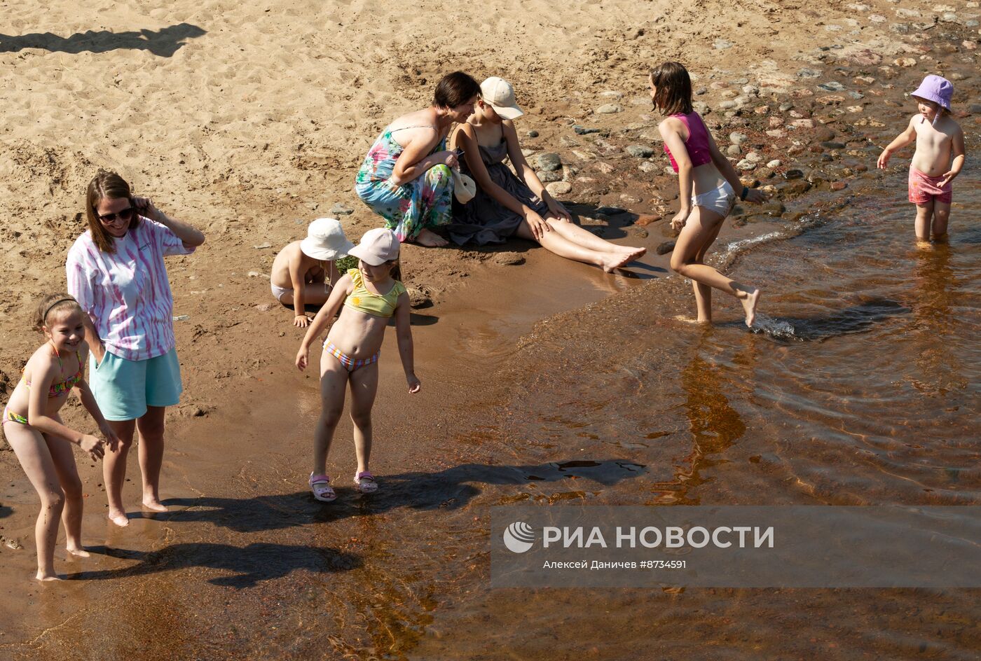 Жаркая погода в Санкт-Петербурге