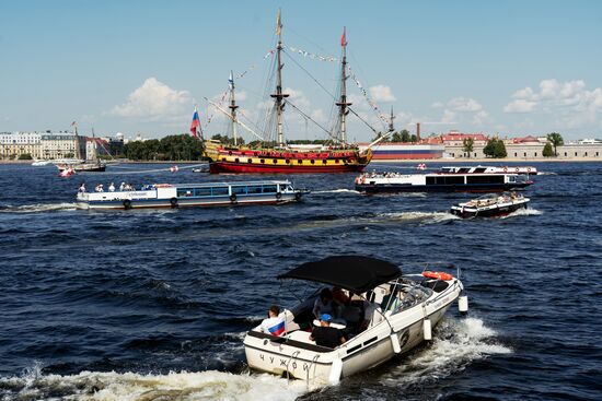 Жаркая погода в Санкт-Петербурге