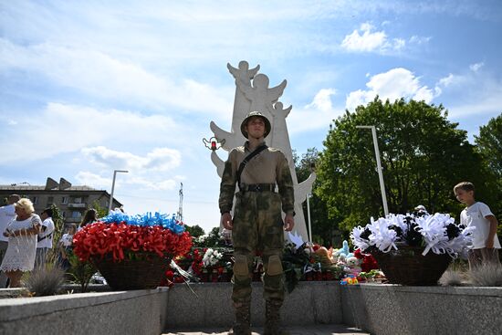 Акции памяти погибших детей Донбасса