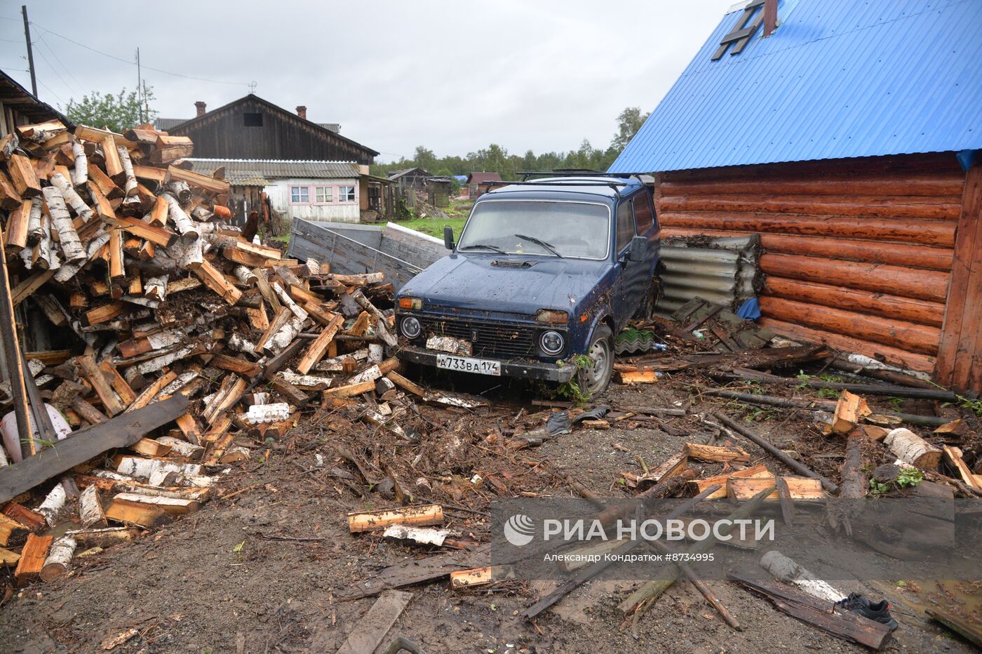 Последствия прорыва дамбы в Челябинской области 