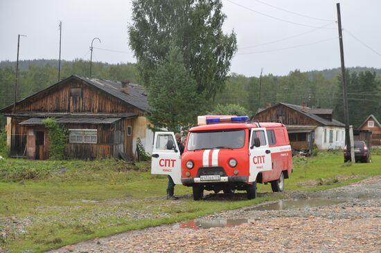 Последствия прорыва дамбы в Челябинской области 