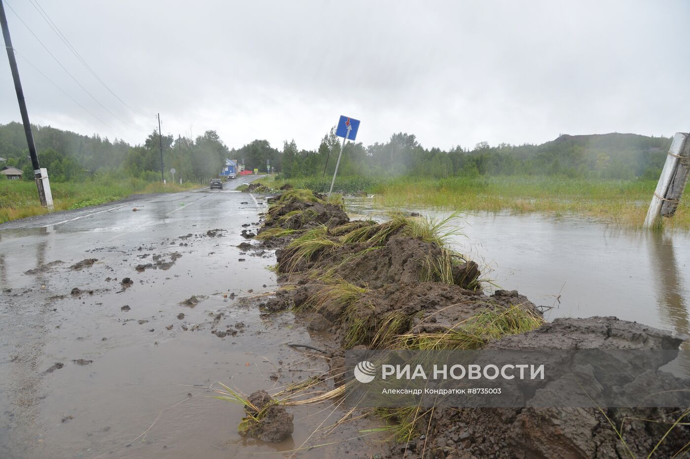 Последствия прорыва дамбы в Челябинской области 