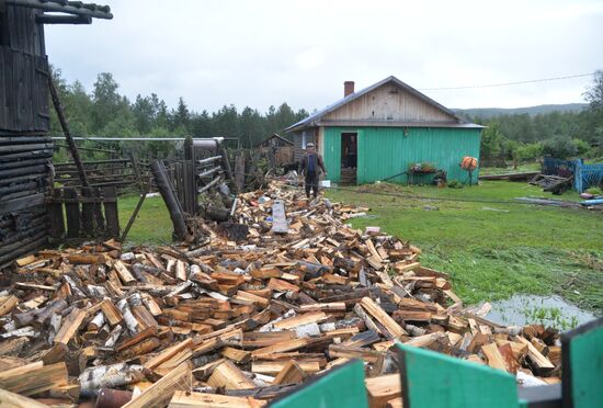 Последствия прорыва дамбы в Челябинской области 