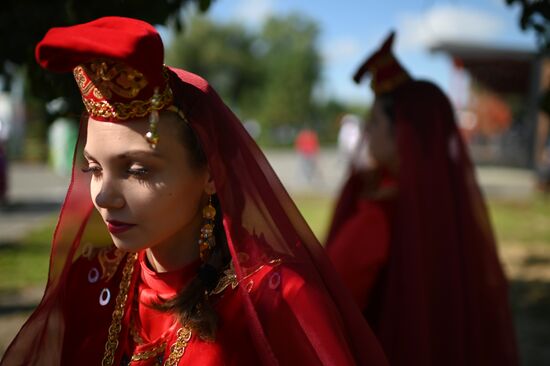 Праздник "Сабантуй" в Омске