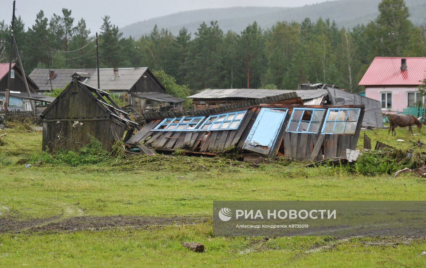 Последствия прорыва дамбы в Челябинской области 