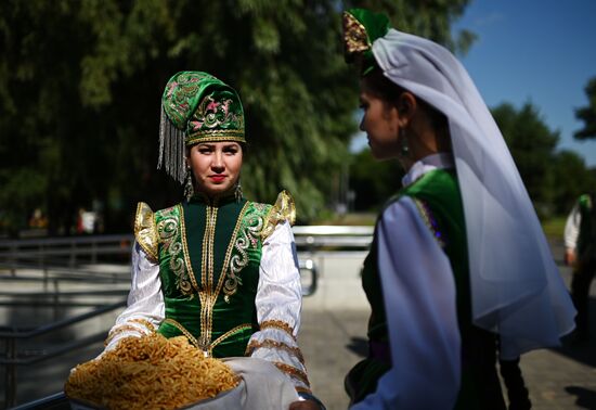 Праздник "Сабантуй" в Омске