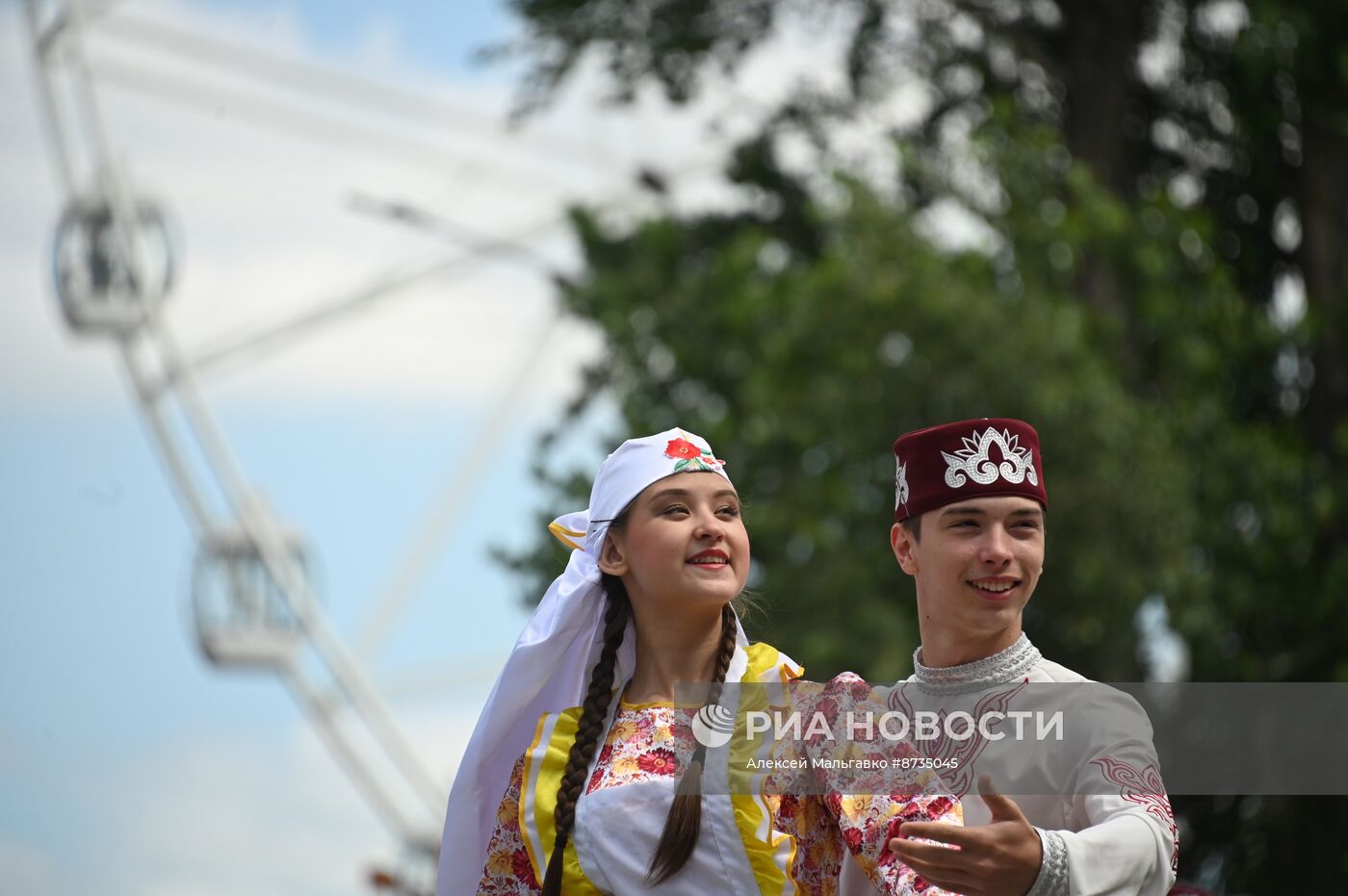 Праздник "Сабантуй" в Омске