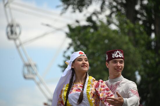 Праздник "Сабантуй" в Омске