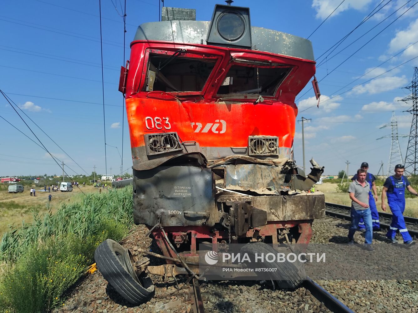 ЧП на железной дороге в Волгоградской области