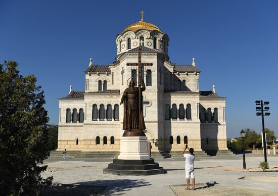 Подготовка к открытию музейно-храмового комплекса "Новый Херсонес"