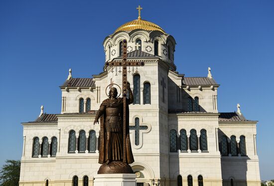 Подготовка к открытию музейно-храмового комплекса "Новый Херсонес"