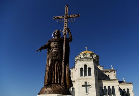 Подготовка к открытию музейно-храмового комплекса "Новый Херсонес"