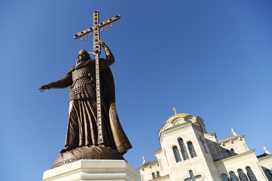 Подготовка к открытию музейно-храмового комплекса "Новый Херсонес"