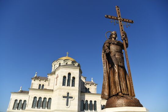 Подготовка к открытию музейно-храмового комплекса "Новый Херсонес"