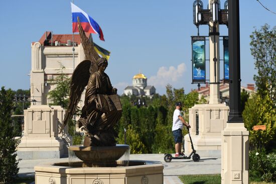 Подготовка к открытию музейно-храмового комплекса "Новый Херсонес"