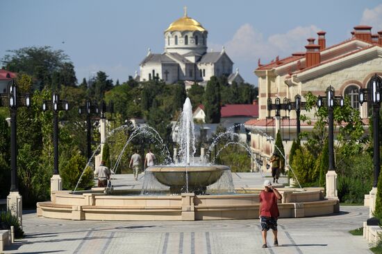 Подготовка к открытию музейно-храмового комплекса "Новый Херсонес"