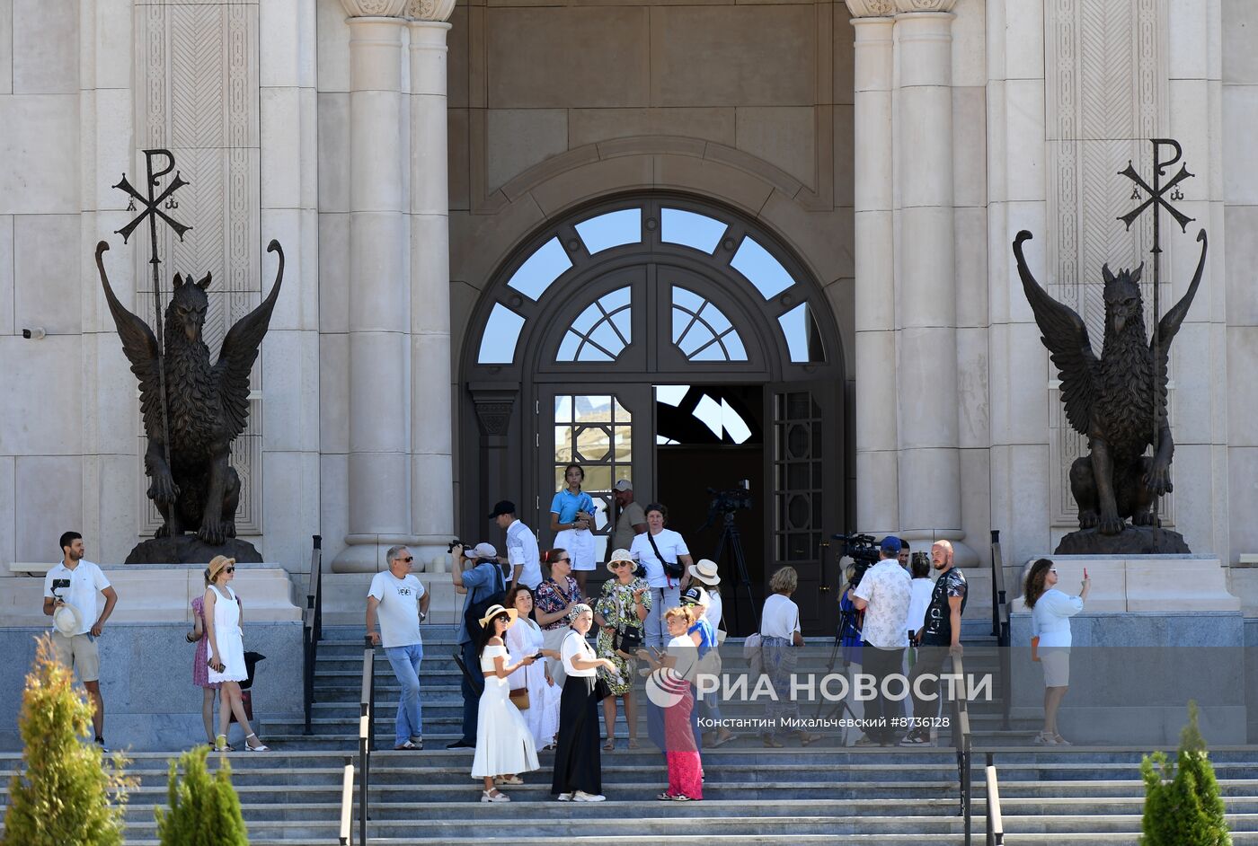 Подготовка к открытию музейно-храмового комплекса "Новый Херсонес"