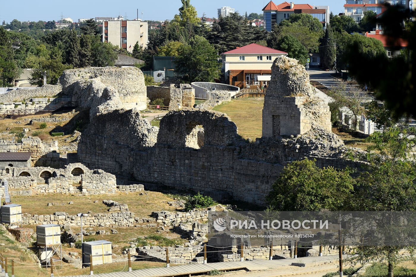 Подготовка к открытию музейно-храмового комплекса "Новый Херсонес"