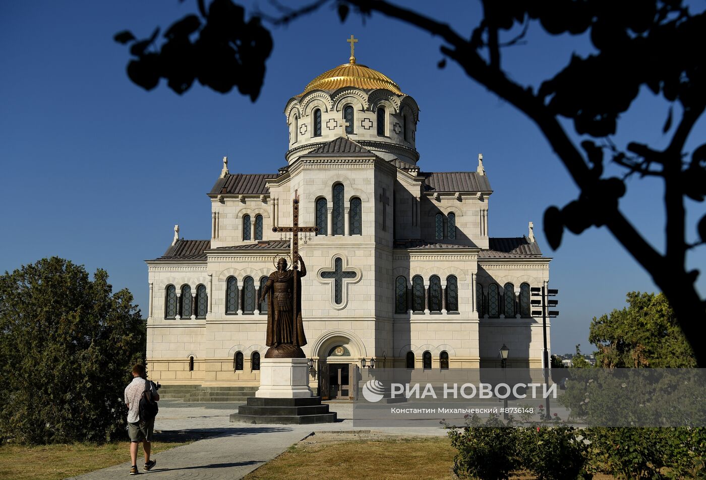 Подготовка к открытию музейно-храмового комплекса "Новый Херсонес"