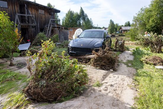 В Карелии на Беломорско-Балтийском канале прорвало дамбу