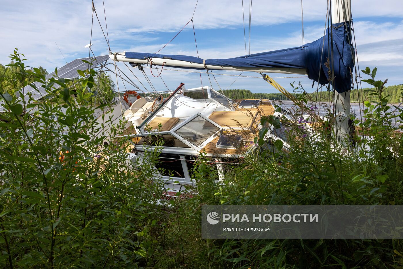 В Карелии на Беломорско-Балтийском канале прорвало дамбу