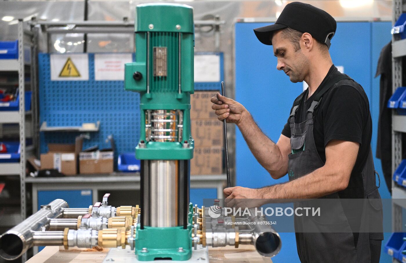 Производство насосного оборудования на заводе Wilo