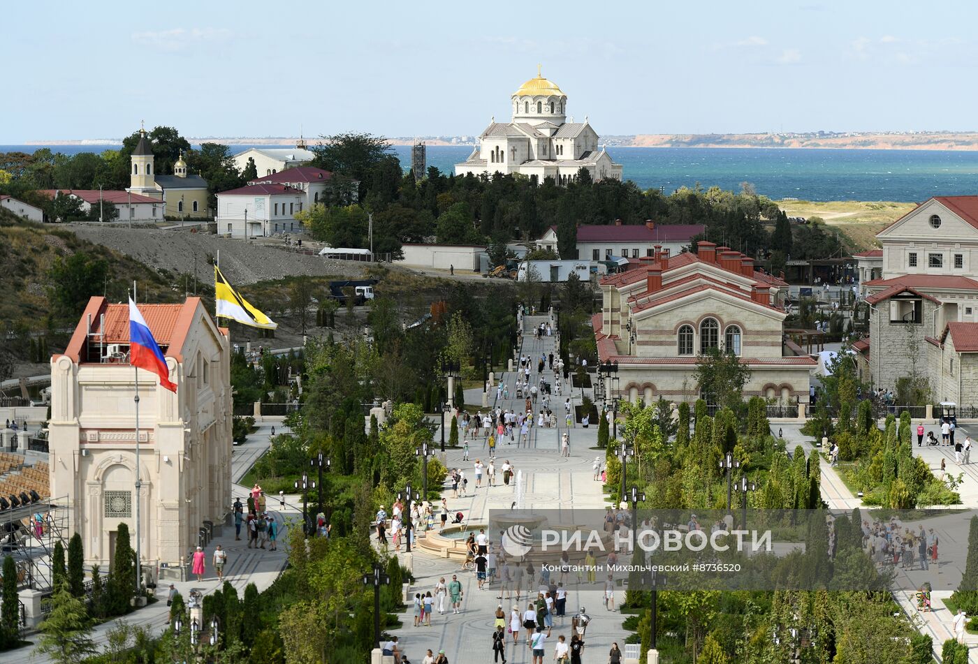 Открытие музейно-храмового комплекса "Новый Херсонес"