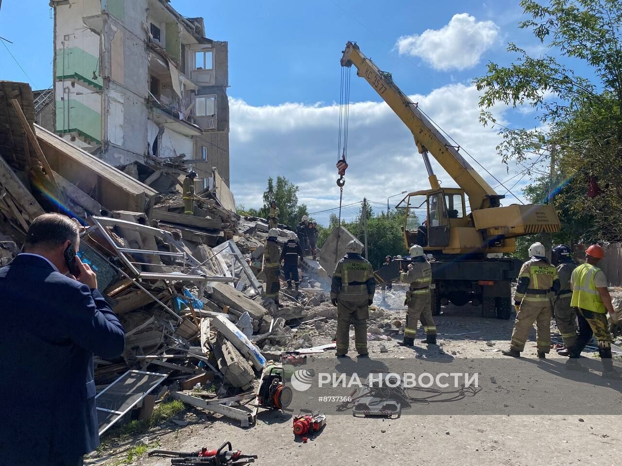 Взрыв в жилом доме в Нижнем Тагиле