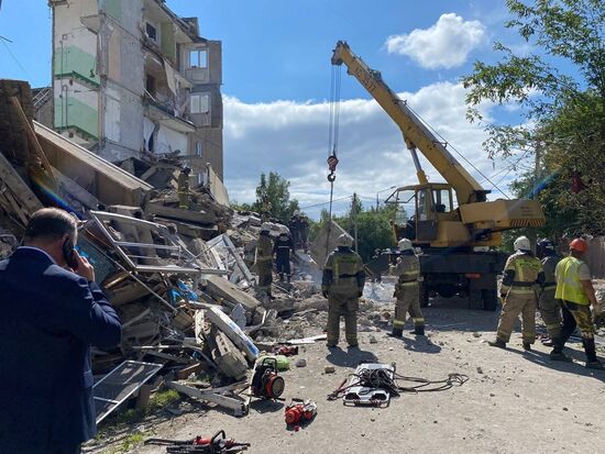 Взрыв в жилом доме в Нижнем Тагиле