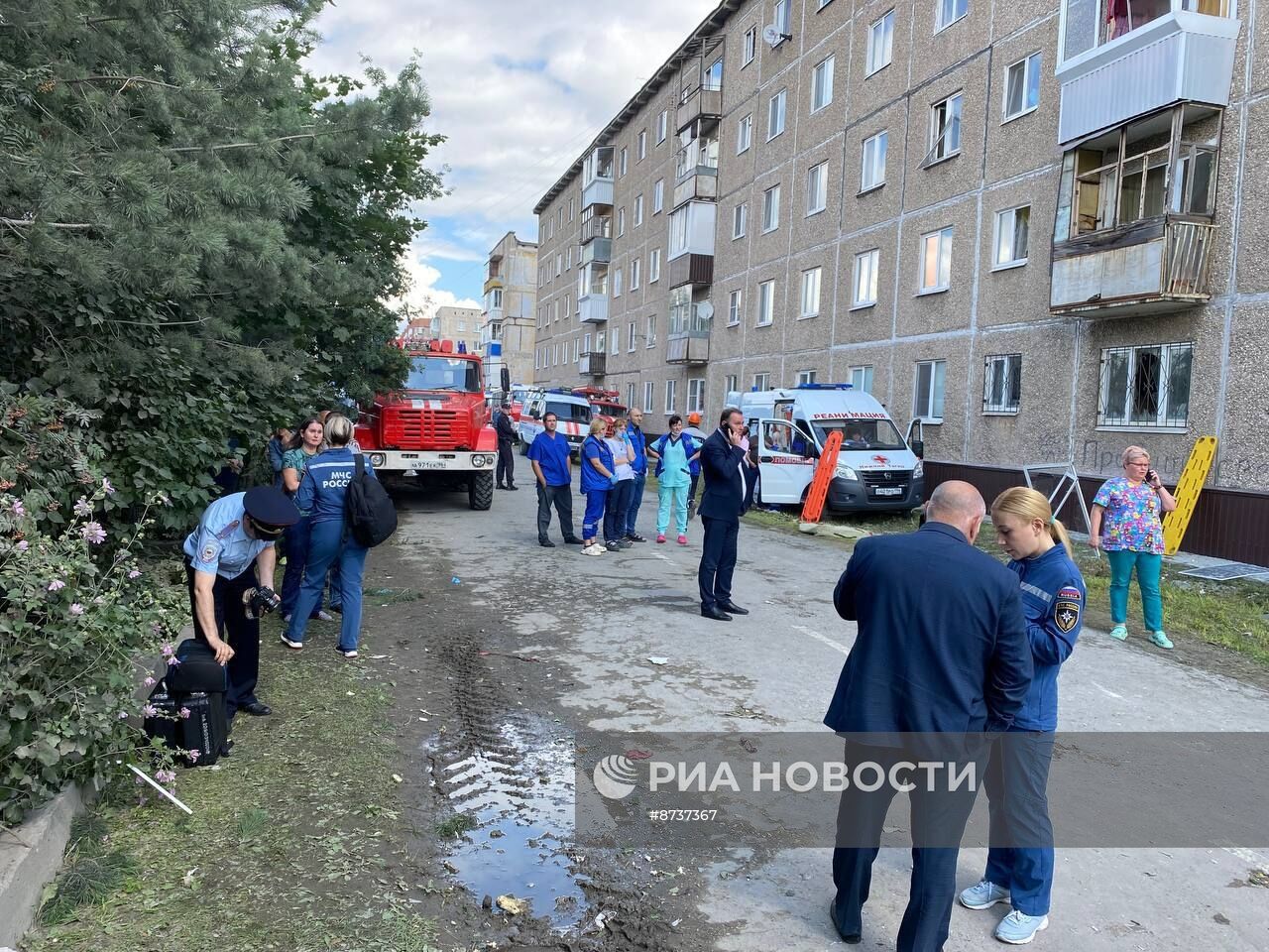 Взрыв в жилом доме в Нижнем Тагиле