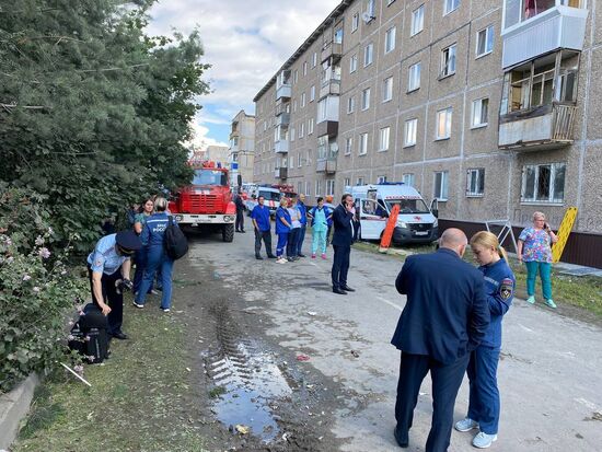 Взрыв в жилом доме в Нижнем Тагиле