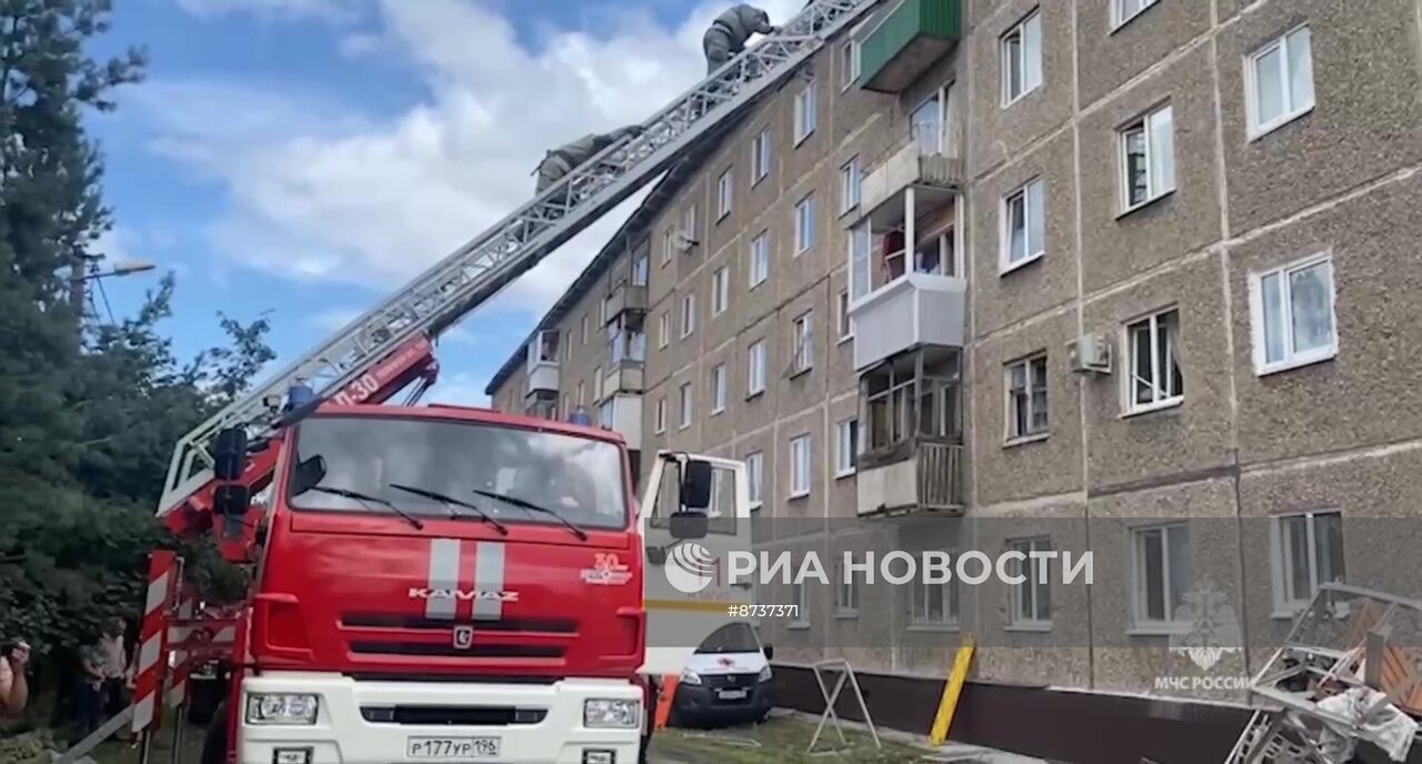 Взрыв в жилом доме в Нижнем Тагиле