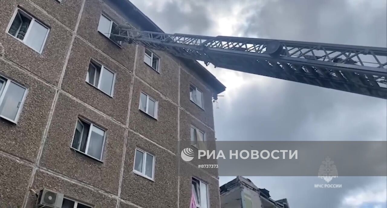 Взрыв в жилом доме в Нижнем Тагиле