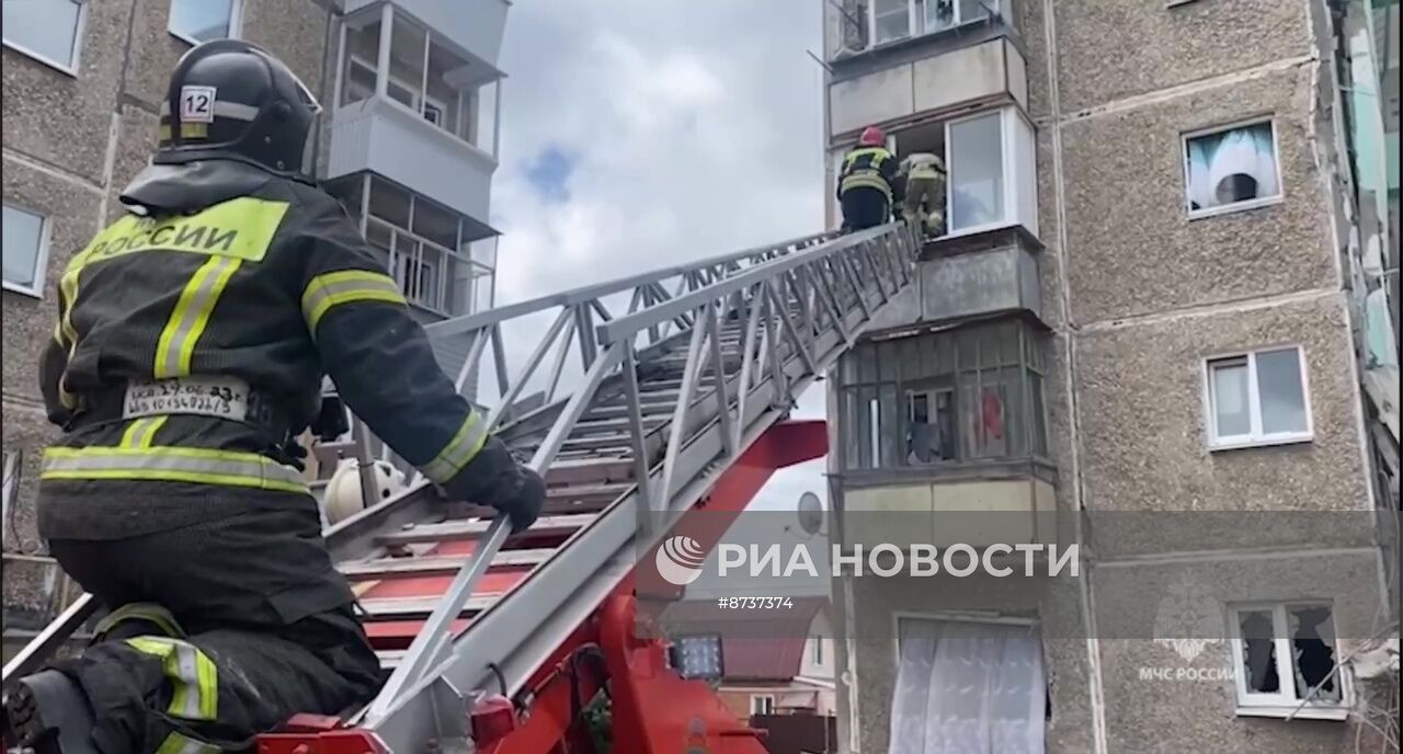 Взрыв в жилом доме в Нижнем Тагиле