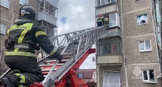 Взрыв в жилом доме в Нижнем Тагиле