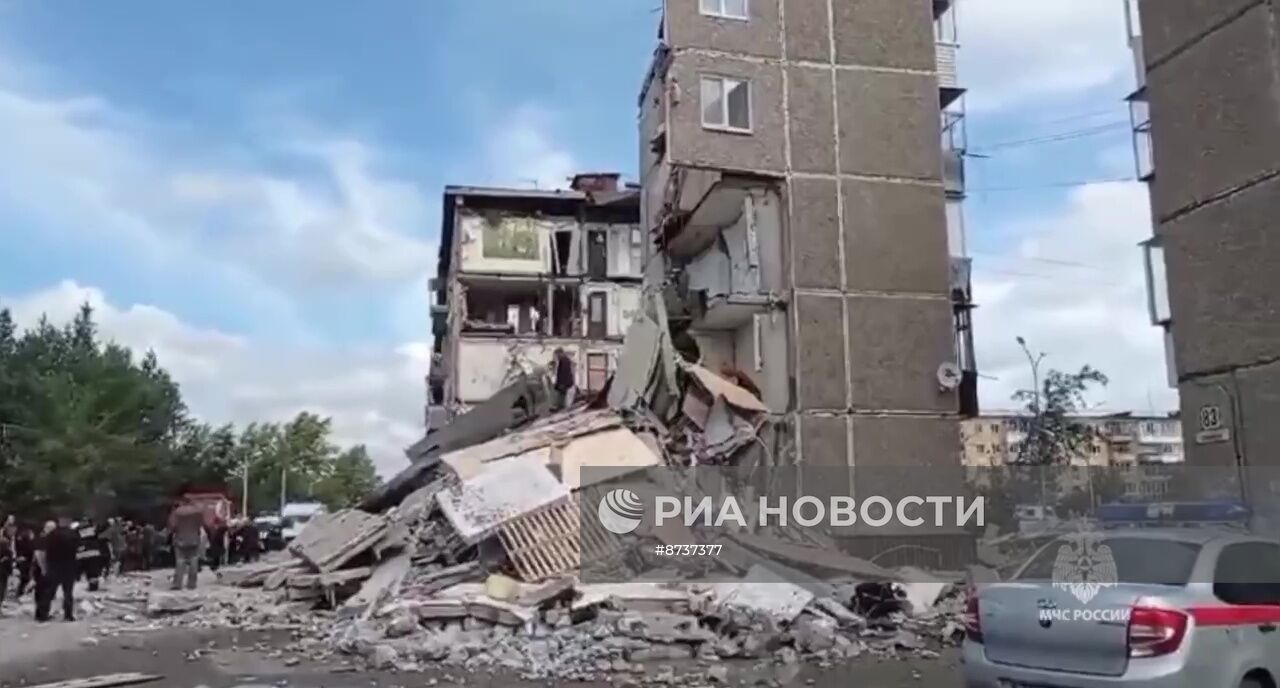 Взрыв в жилом доме в Нижнем Тагиле