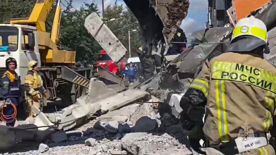 Взрыв в жилом доме в Нижним Тагиле