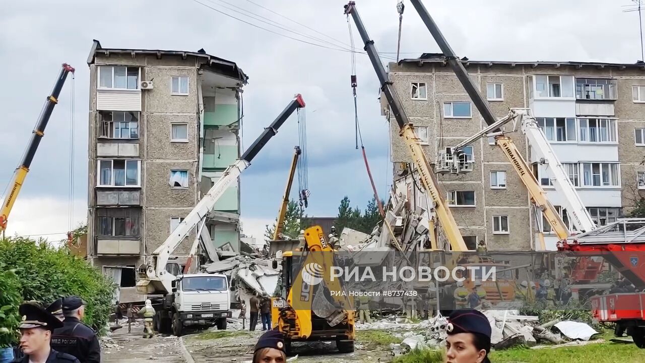 Взрыв в жилом доме в Нижним Тагиле