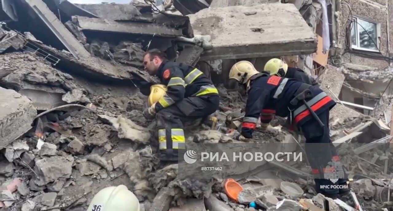 Взрыв в жилом доме в Нижним Тагиле