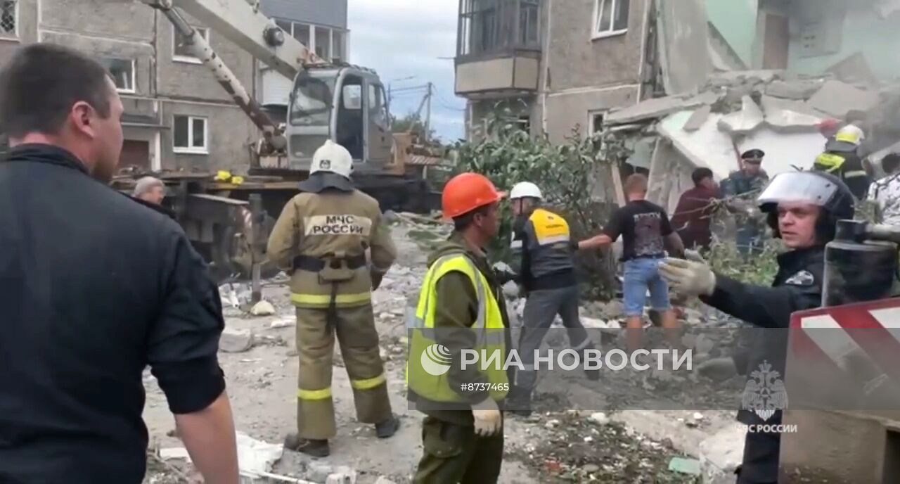 Взрыв в жилом доме в Нижним Тагиле