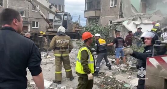 Взрыв в жилом доме в Нижним Тагиле