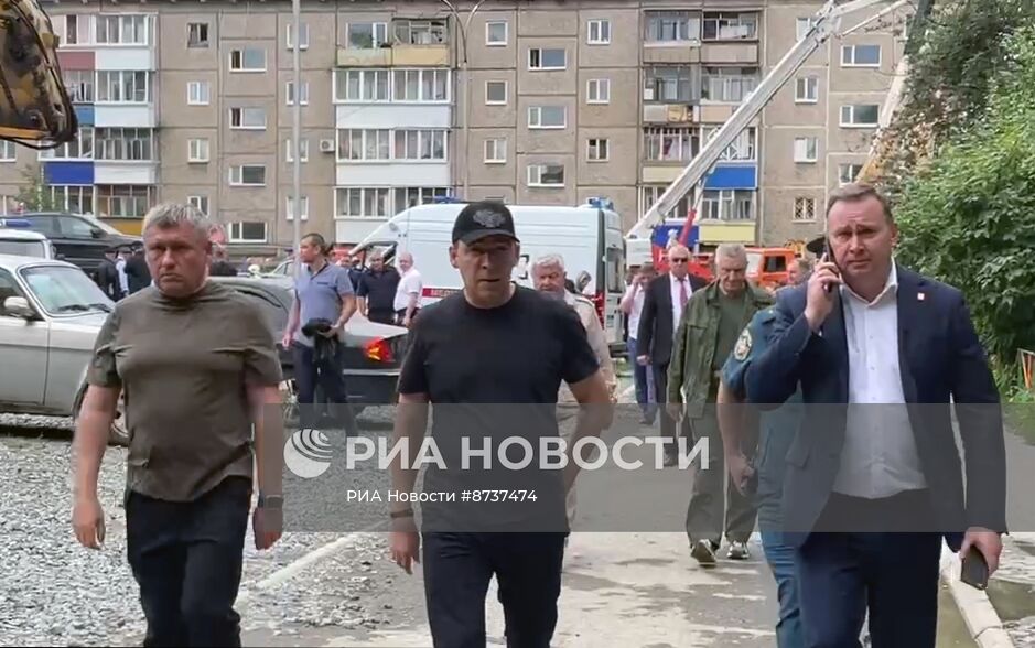 Взрыв в жилом доме в Нижним Тагиле