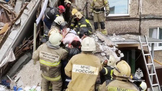 Взрыв в жилом доме в Нижним Тагиле