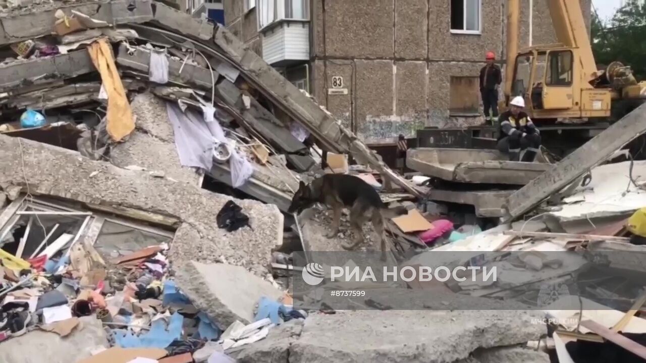 Взрыв в жилом доме в Нижнем Тагиле