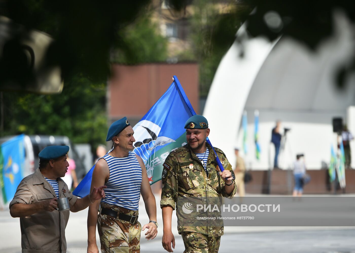 Празднование Дня ВДВ в России